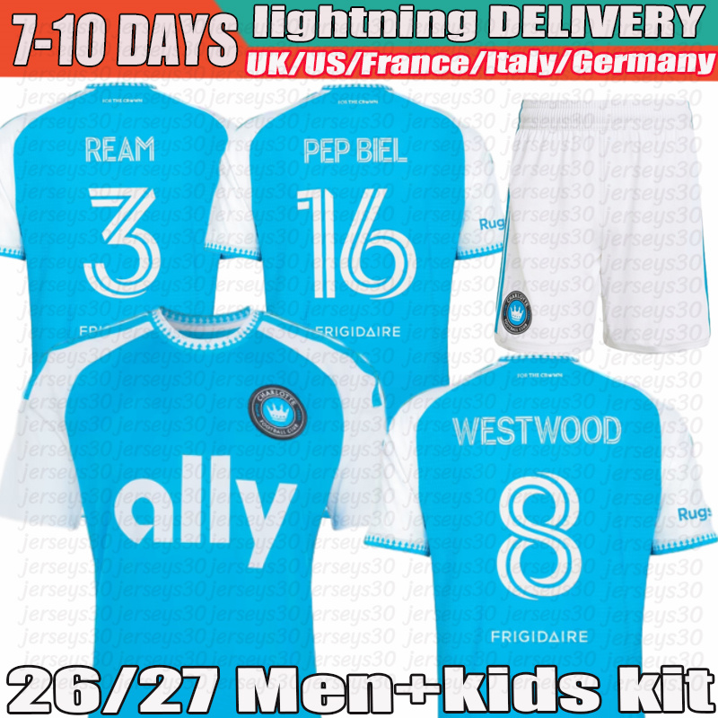 Charlotte FC Jersey 26 27 T-shirt Designer Zaha PEP BIEIL Maillots de football Abada Toklomati 2026 2027 T-shirt de football grande taille XXXL 4