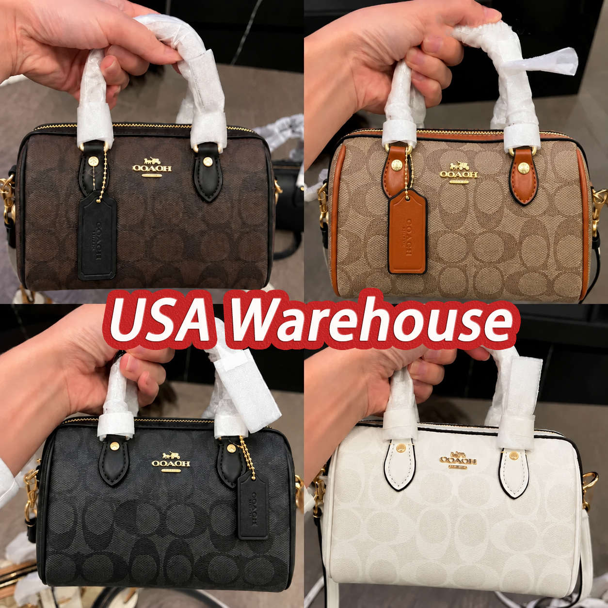 Designer Bags Women Classic Monogram Mini Boston Pillow Handbag oaohrowan Bag Multi Colors Handle Satchel Purse Detachable Shoulder Strap Daily Cros
