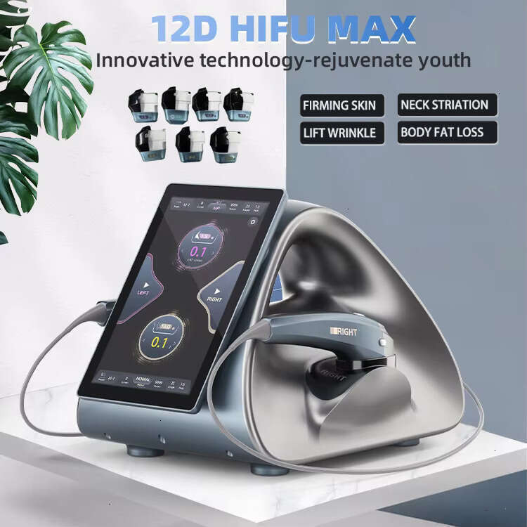 High Efficiency HIFU Skin Tightening Fine Line Removal Anti-Wrinkle Anti-Aging Face Lifting 7D 12D Max Ultrasonic Body Slimming HIFU Beauty Machin
