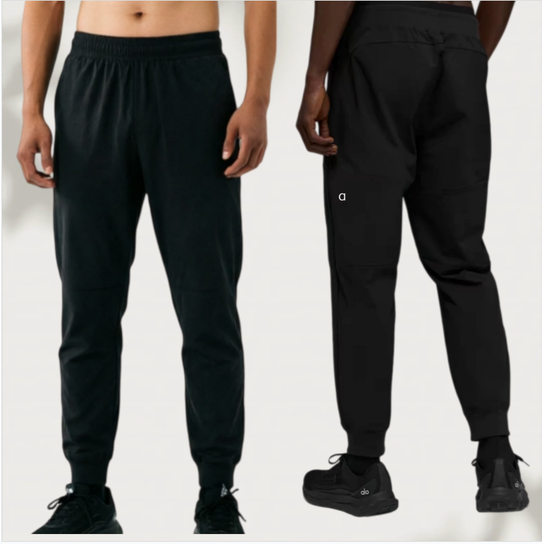 A3080 New Men's Fashion Sports Jogger Pants Casual Joker Commuter Pants Elastic Waist Straight Pants High Waist Yoga Pants