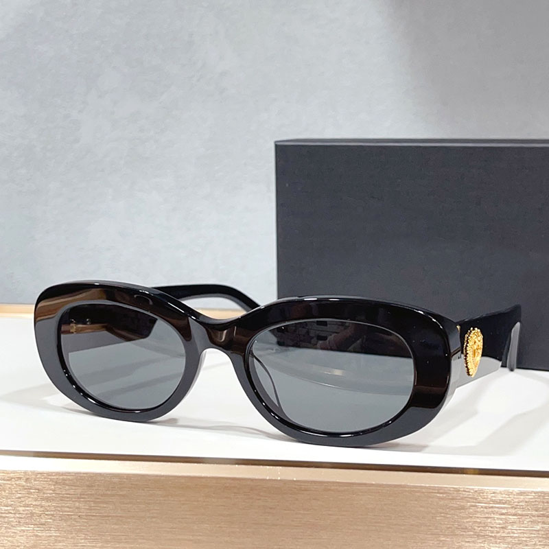 Designer Sunglasses For Women Men Fashion Acetate Black Frame Oval Eyewear DG4537 Luxury Sunglasses Outdoor Goggles UV400 Glasses With Box