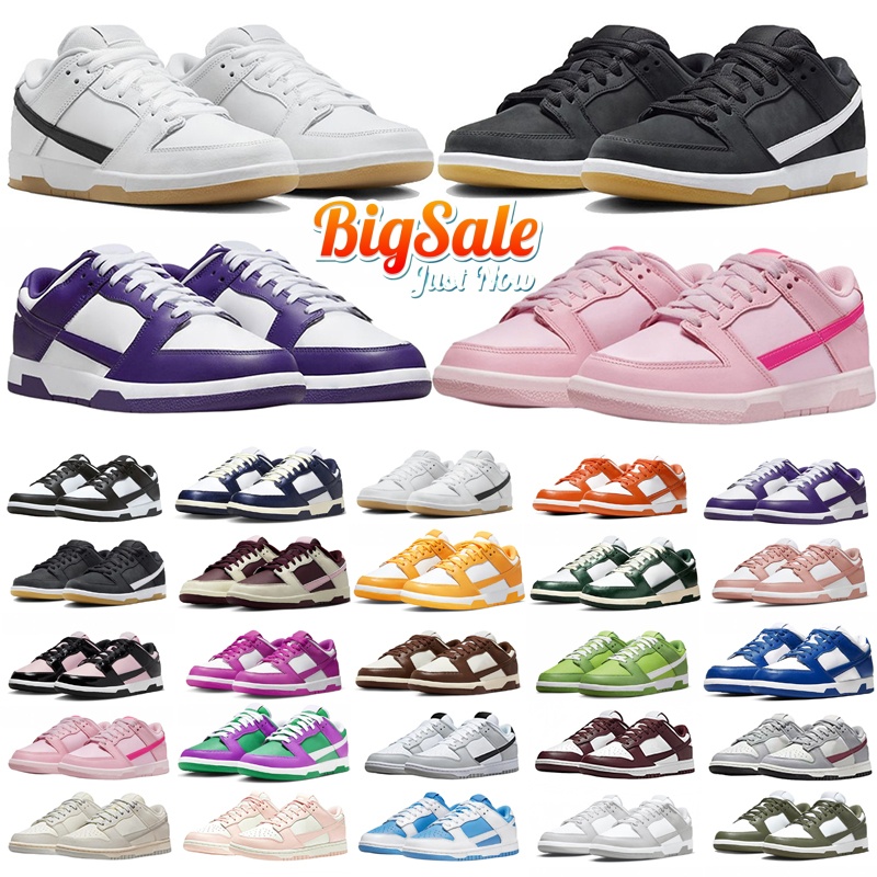 Designer Everyday Sneakers Low Top Mens Womens Black White Grey Pink Blue Lightweight Casual Shoes Running Walking Sports Comfort Trainers Outdoor S