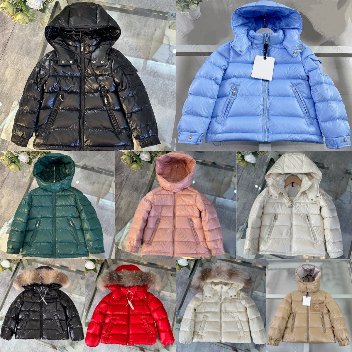 Kids Down Coats Designer Boys Girls Jackets Toddlers Thicken Winter Children Warm Puffer Parkas Clothes Luxury Outdoor Youth Black White Red Pink Bl