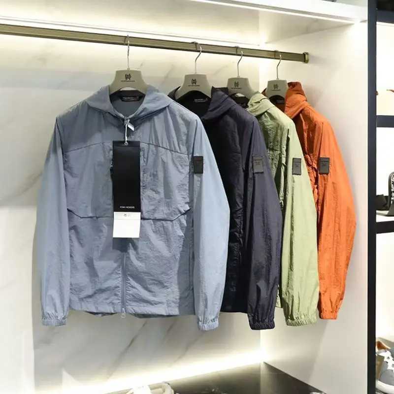 Men Women Outdoor Lightweight UPF50+ Sun Protection Jacket City Hiking Cycling Quick Dry Hooded Skin Coat Sunscrn Jacket T261008