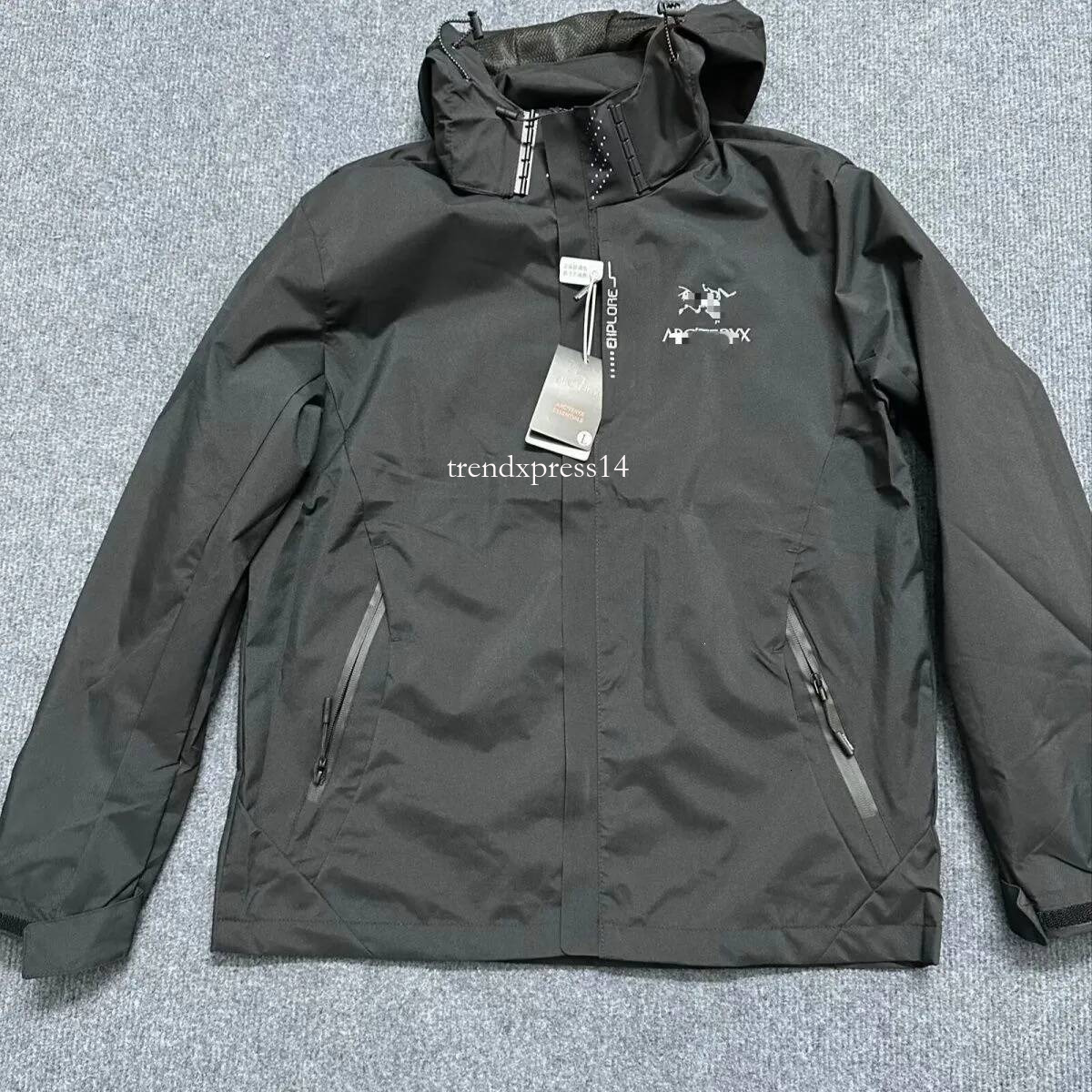 arc jacket Artery Jacket Men's Advanced Coat Women Windbreaker Jacket Casual Outdoor Waterproof Jackets Fashion Bone Bird Printed Pattern arc t
