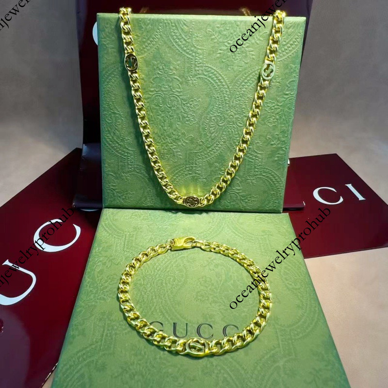 jewellery designer for women interlocking classic necklace bracelet are fashionable unique suitable for both men and women in the hip hop style ggne