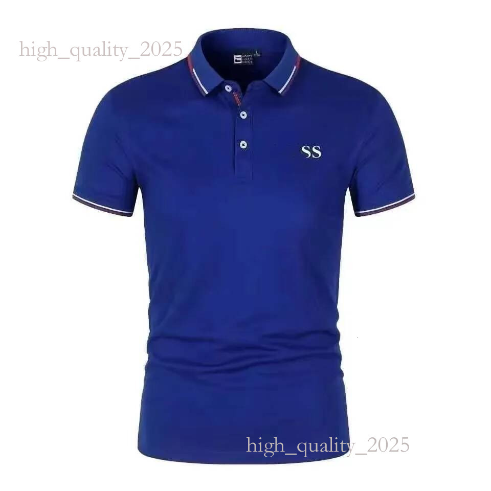 Bossswe Shirts Designer Mens High Quality Luxury Classic Summer Breathable Fashion Polos Bossness Tshirt Crew Brand Womens Letter Bos Soft Fabric Ve