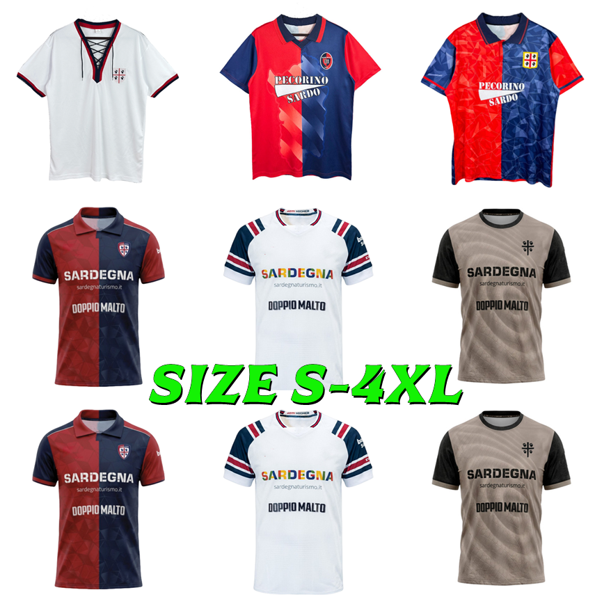 26 27 Cagliari Calcio soccer jerseys 2026 2027 HAPPY GAETANO CAVUOTI LUVUMBO ESPOSITO JANKTO Zola Joao Pedro 1992 1993 2003 2004 2005 retro footbll