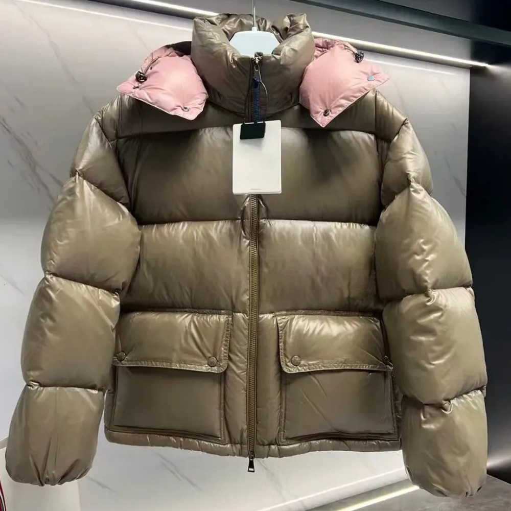 puffer jacket designer womens abbaye down jacket winter coats for women outdoor zip warm pink white black doudounefemme designer women coats S-XL