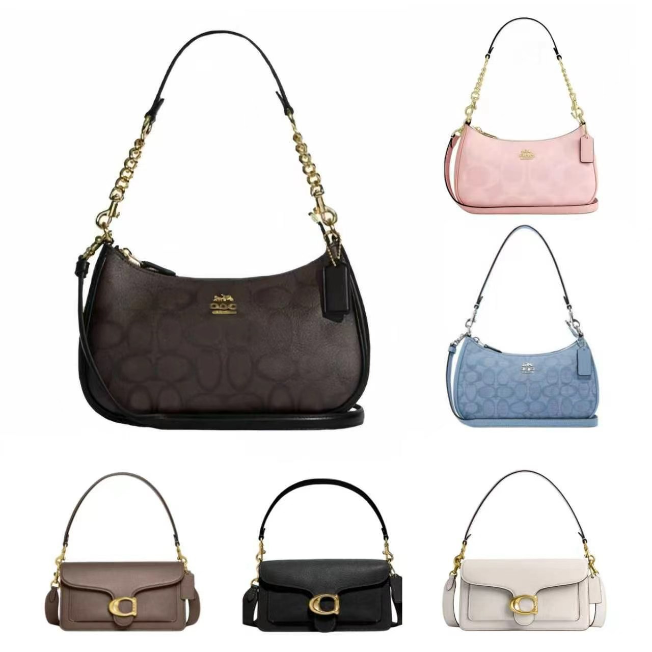 12A luxury designer bag shoulder bag tote bag Designer Bags mini crossbody bag Women Classic Old Flower bag Casual Handbag Chain Bag Half Moon Bag