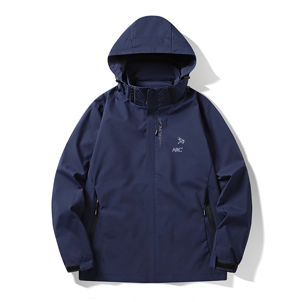 Arc-jas voor heren Designerjas Lente waterdichte jas Rits Hoodie Laagjassen Buitenshuis Sportjas Jassen Heren Dames Man Casual Lichtgewicht Wandelen
