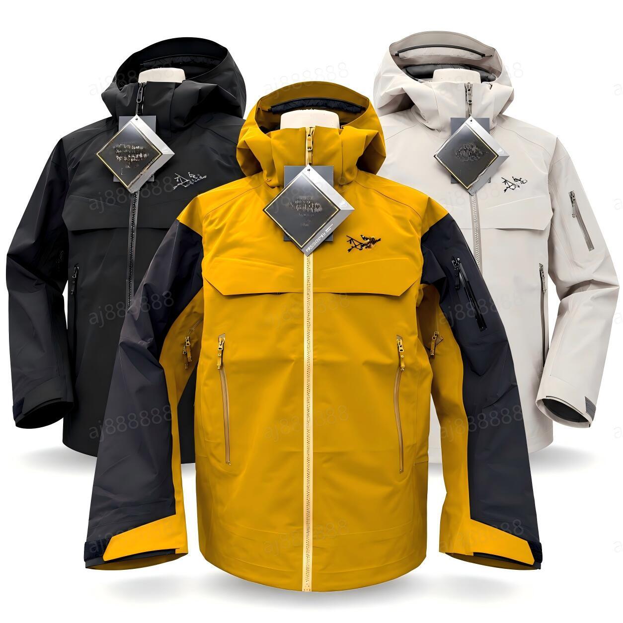 Arcteryxially Unisex Cycling Jacket Men Women Hooded Long Sleeve Biking Top Lightweight Full Zip Outdoor Windbreaker MTB Mountain Bike Riding Sports