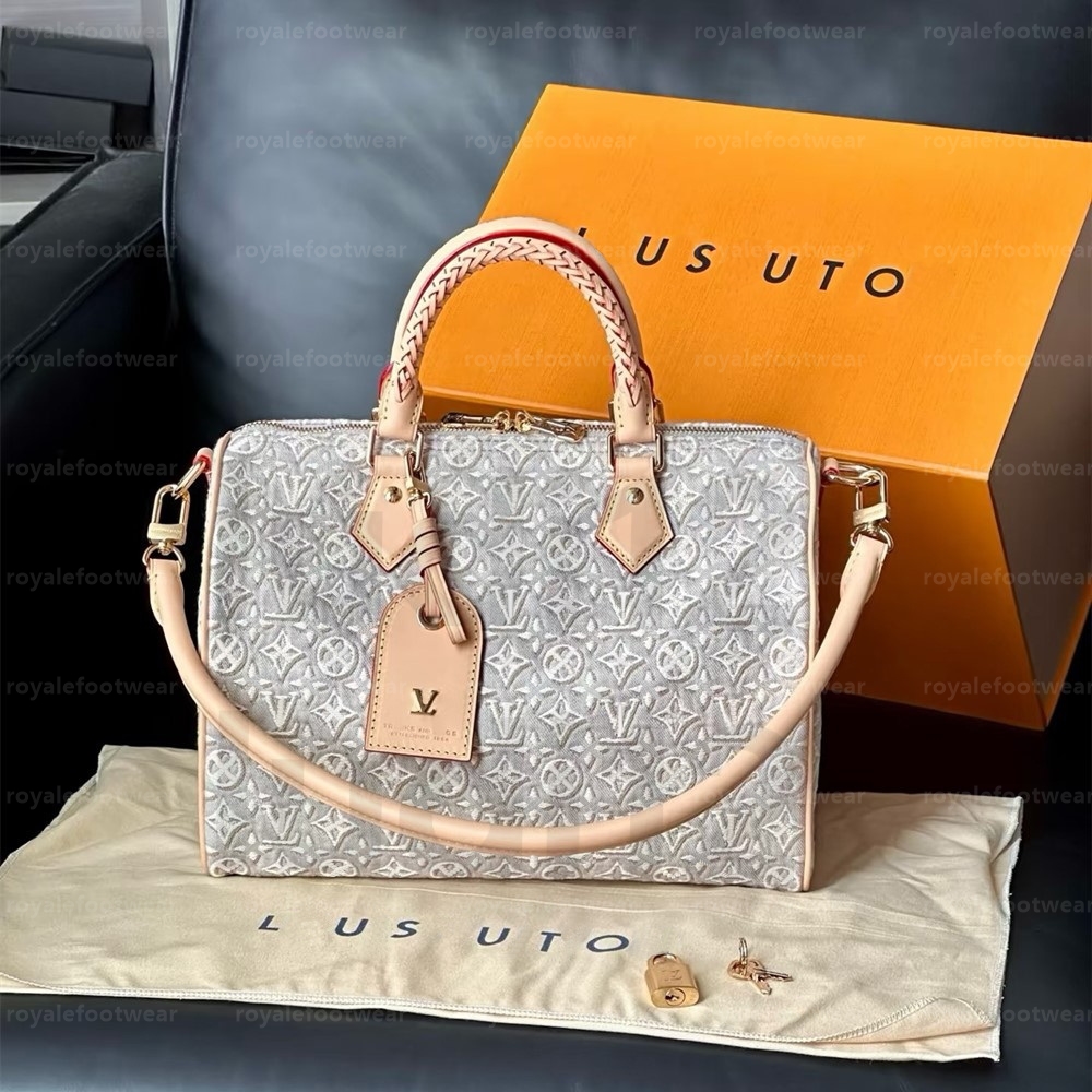 Hot selling Speedyity bag Womens shoulder crossbody bag designer handbag Luxury speedyss soft 30 boho p9 bag bandouliere monogram boston pillow bag