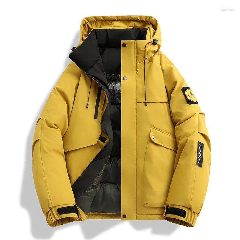 Winter Parkas Men's Graphene Self Heating Down Cotton Jacket Autumn Mountaineering Outdoors Waterproof Coat