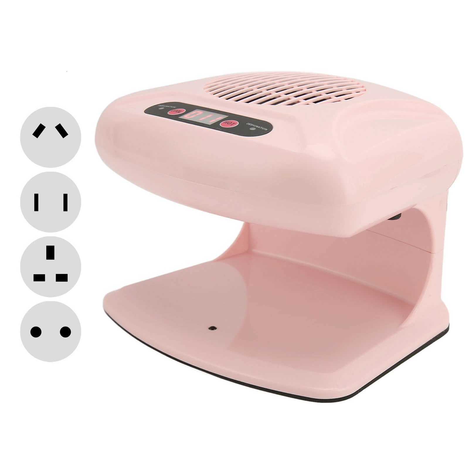 Nail Dryers Air Nail Dryer Infrared Sensor Automatic Induction Cold Hot Air 300W High Power Nail Polish Dryer Drying Fan Plastic X261008