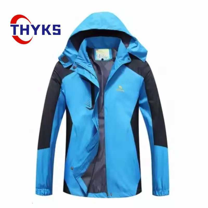 Outdoor Jackets Hoodies Spring and Autumn Men's Hiking Jakets Outdoors Couple Jacket Mountaineering Suit Windproof Waterproof Casual Loose Camp