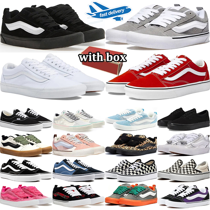 free shipping with box designer shoes for men women knu skool casual canvas skateboard sneakers white pink black white mens trainers