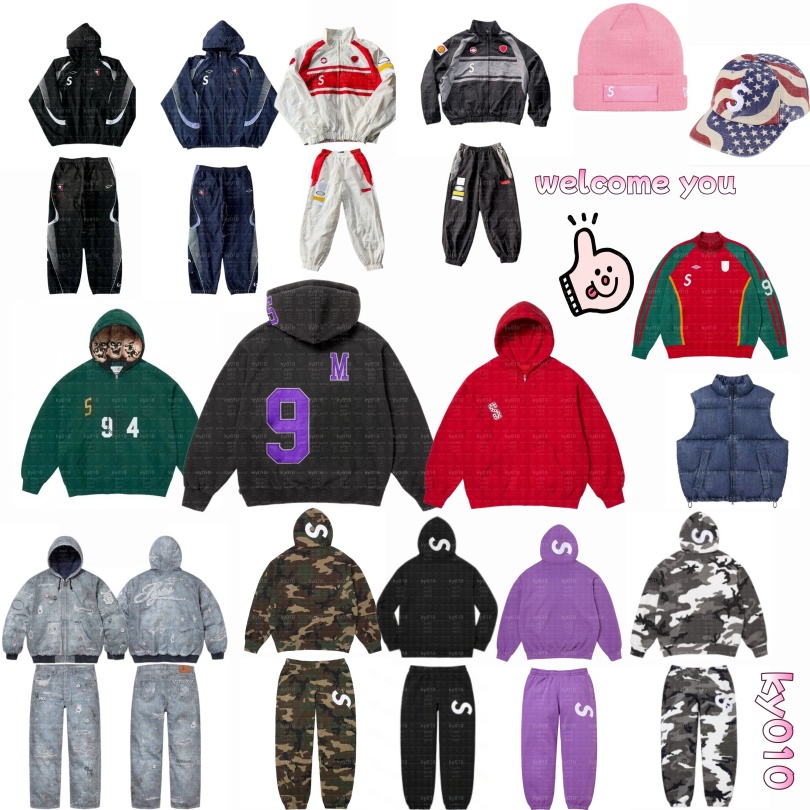 Designer Men's Tracksuits Unisex Hooded Outdoor Jackets Pants Windbreaker Sportswear Set Windproof Waterproof Coats Autumn
