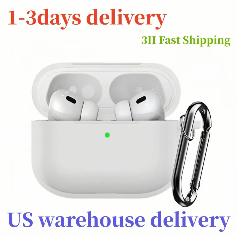 USA Stock ANC Noise for AirPods pro 3 USBC earphone air 5rd 4rd 3rd airpod earphones 2rd Solid Silicone Cute Headphone Cover Wireless Charging 3rd 2