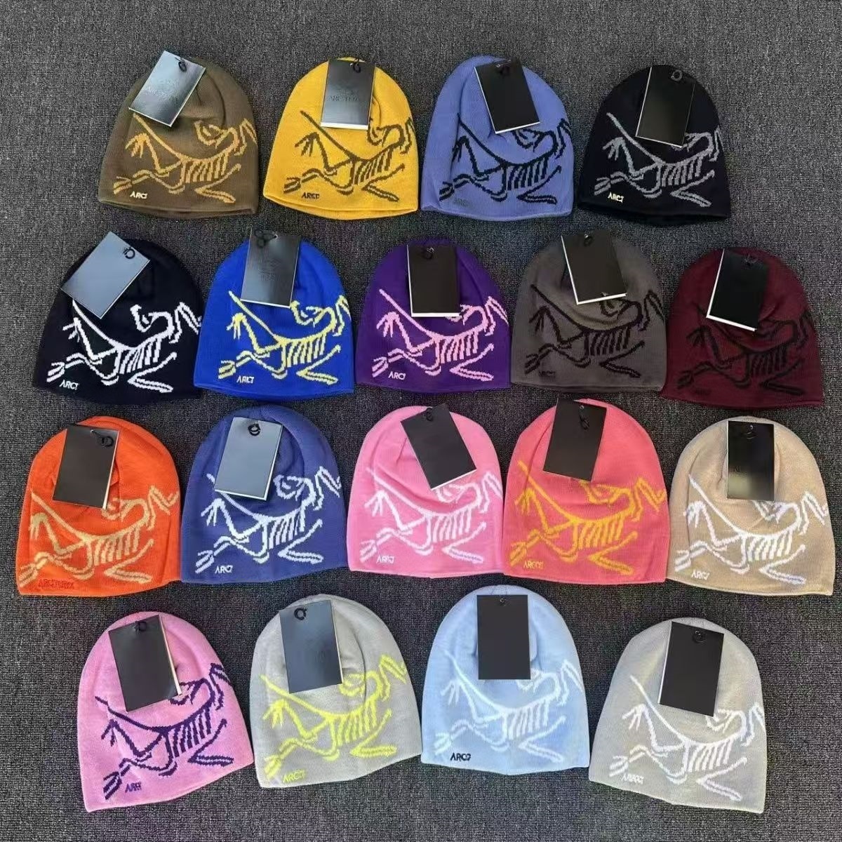 Designer beanie classic luxury wool outdoor sports Spring Autumn Winter Keep warm cashmere hat embroidered ancient bird pattern fashion arc beanie