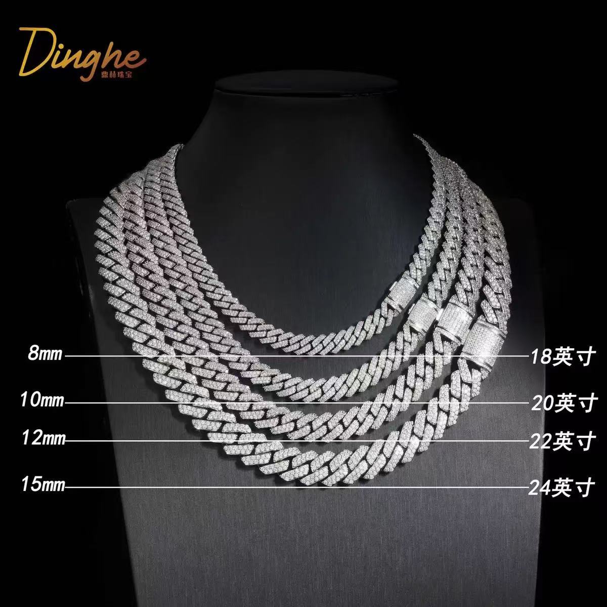 Woman Sterling stock Silver womens Jewelry bijoux In 925 Moissanite Earring bijoux de luxe Diamond Iced Out Miami Four-leaf clover jewellery Earrins