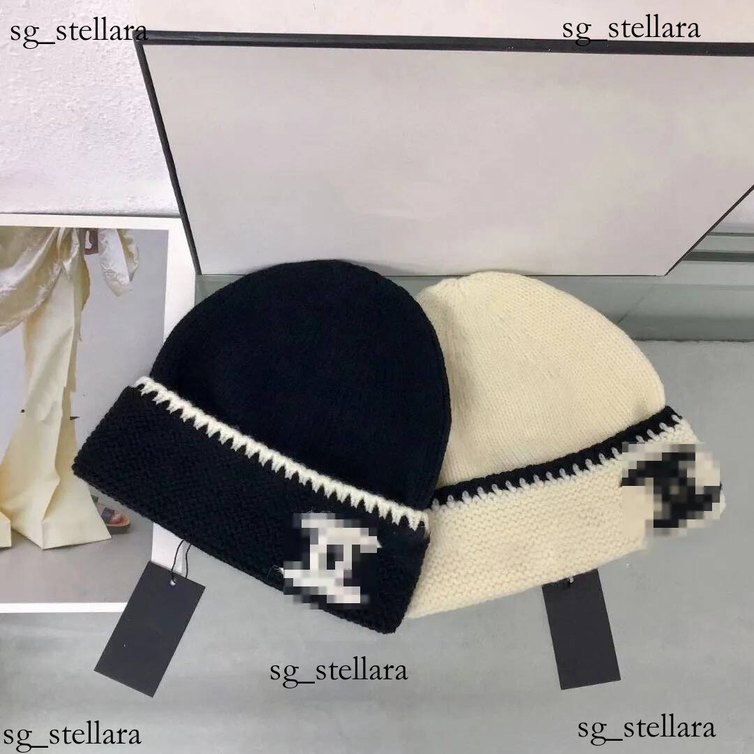 Letter C Wool for Women Designer Beanie Warm and Thick New Knitted Trendy Fashion Ear Protection Hat Skull caps Winter hats 3245 Hot