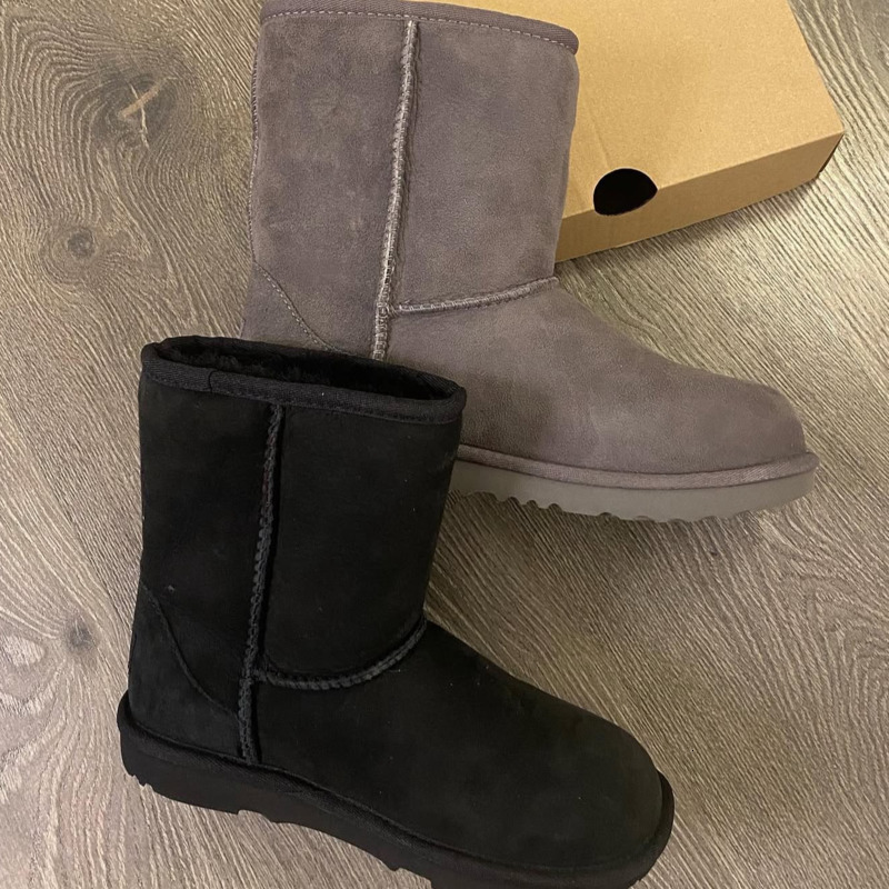 Winter Kids Boots Designer Toddler Snow Boot Classic Ultra Mini Suede Leather Warm Half Girl Fur Booties Chestnut Plush Comfortable Baby Shoes EU21-