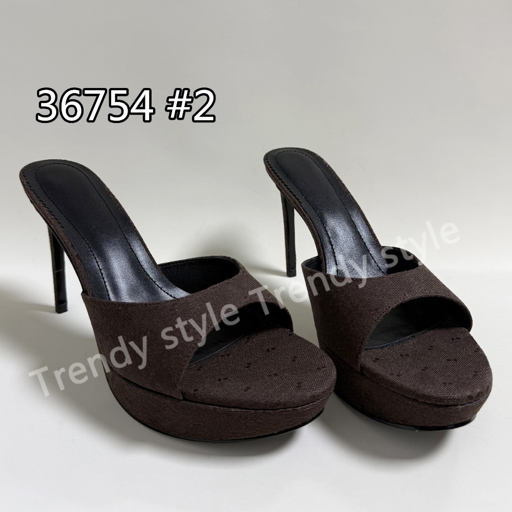 Sandales à talons hauts pour femmes, chaussures de bureau, styliste de mode, matériaux en cuir Denim, taille 35-42, 2026