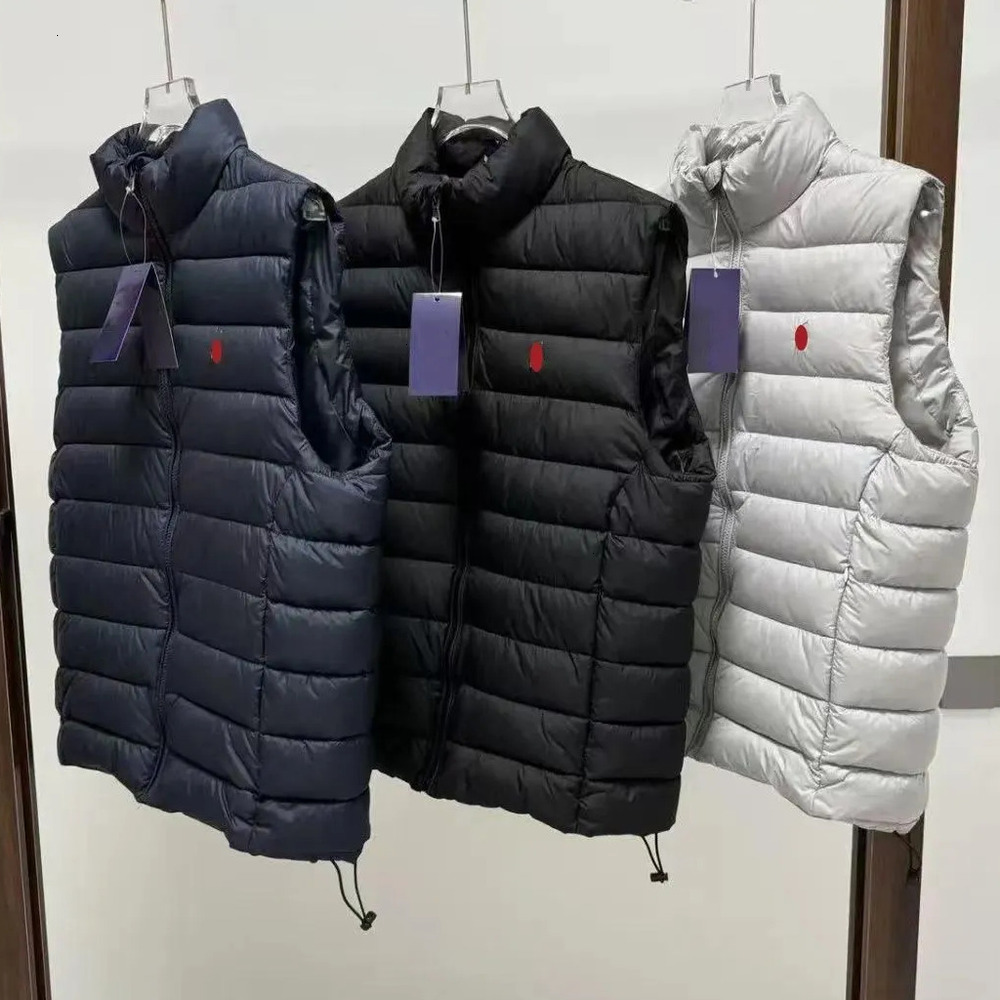 Men polo Vests Embroidery Winter Puffer Vest Body Warmer Gilet Puffer Vest Gillet Designer Waistcoat Couple Bodywarmer Sleeveless Outdoor Warm Thick