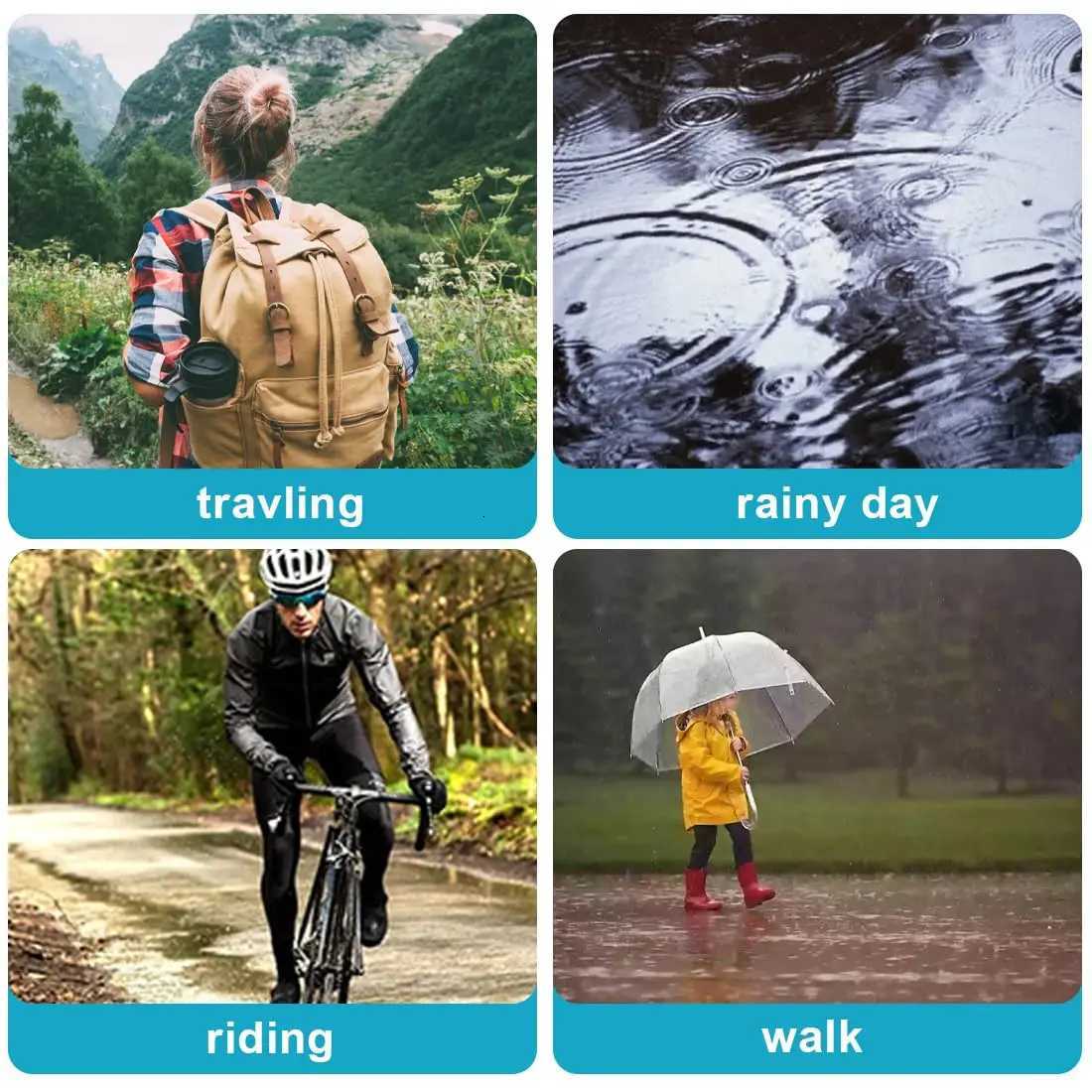 Raincoats Durable EVA Rain Women's Coat Thick Windproof Waterproof Full Coverage Poncho Unisex Outdoor Gear for Travel Camping HikingW261008