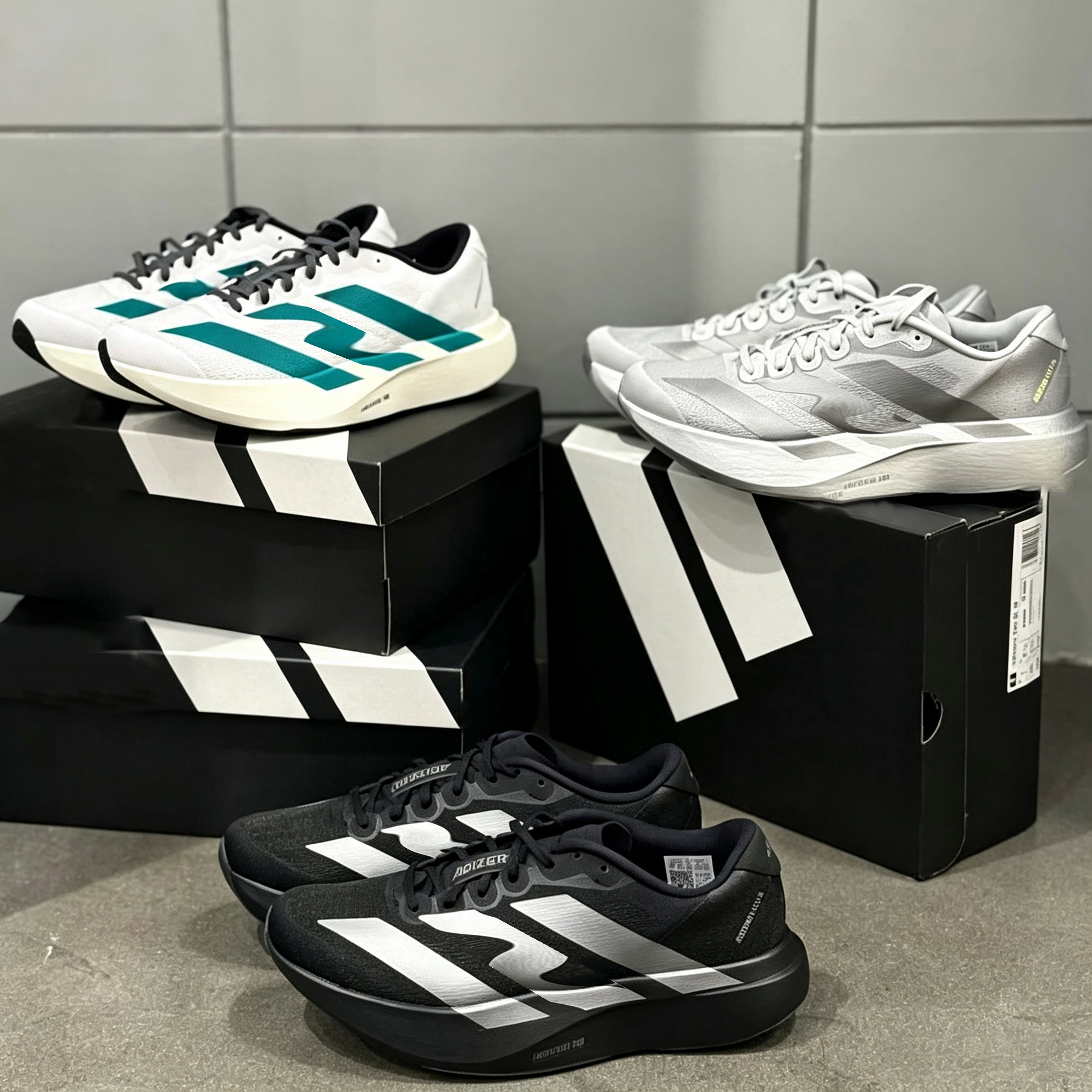 Adzer Evo sl chaussure de course Designer Evo sl 2génération baskets tissu coupe basse ajustement confortable hauteur augmentant les chaussures d