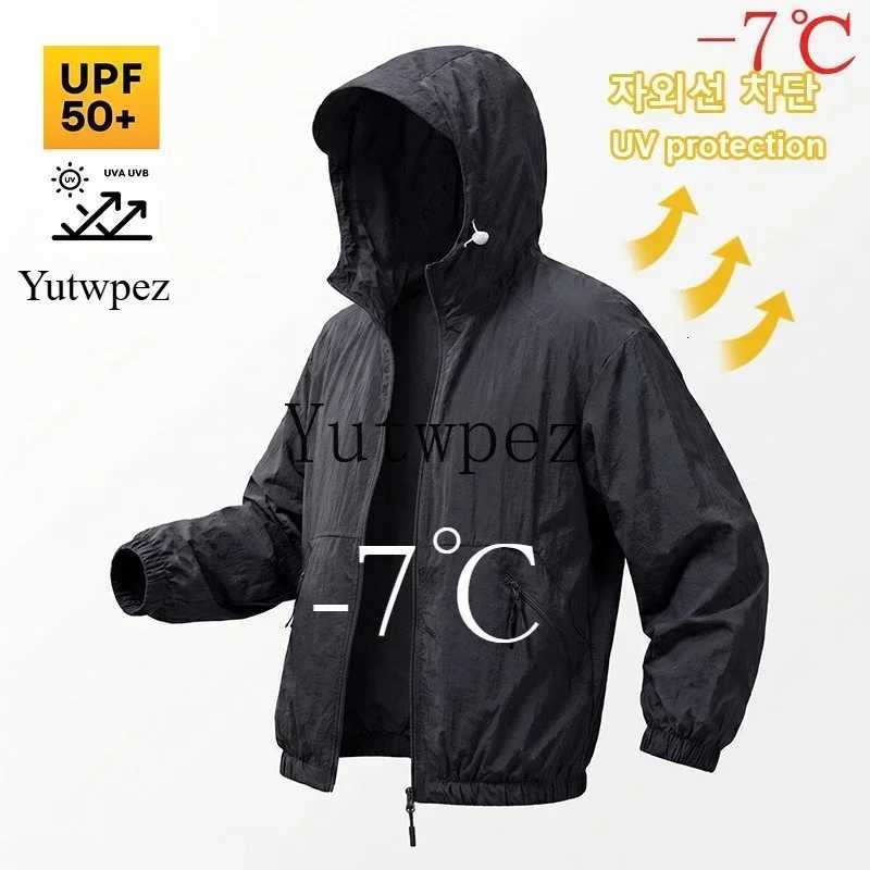 Outdoor Jackets Hoodies Sports Running Lightweight UPF99+ Sun Protection Waterproof Hooded Windbreaker Jacket Quick Dry Outdoor Hiking Camping Fishi
