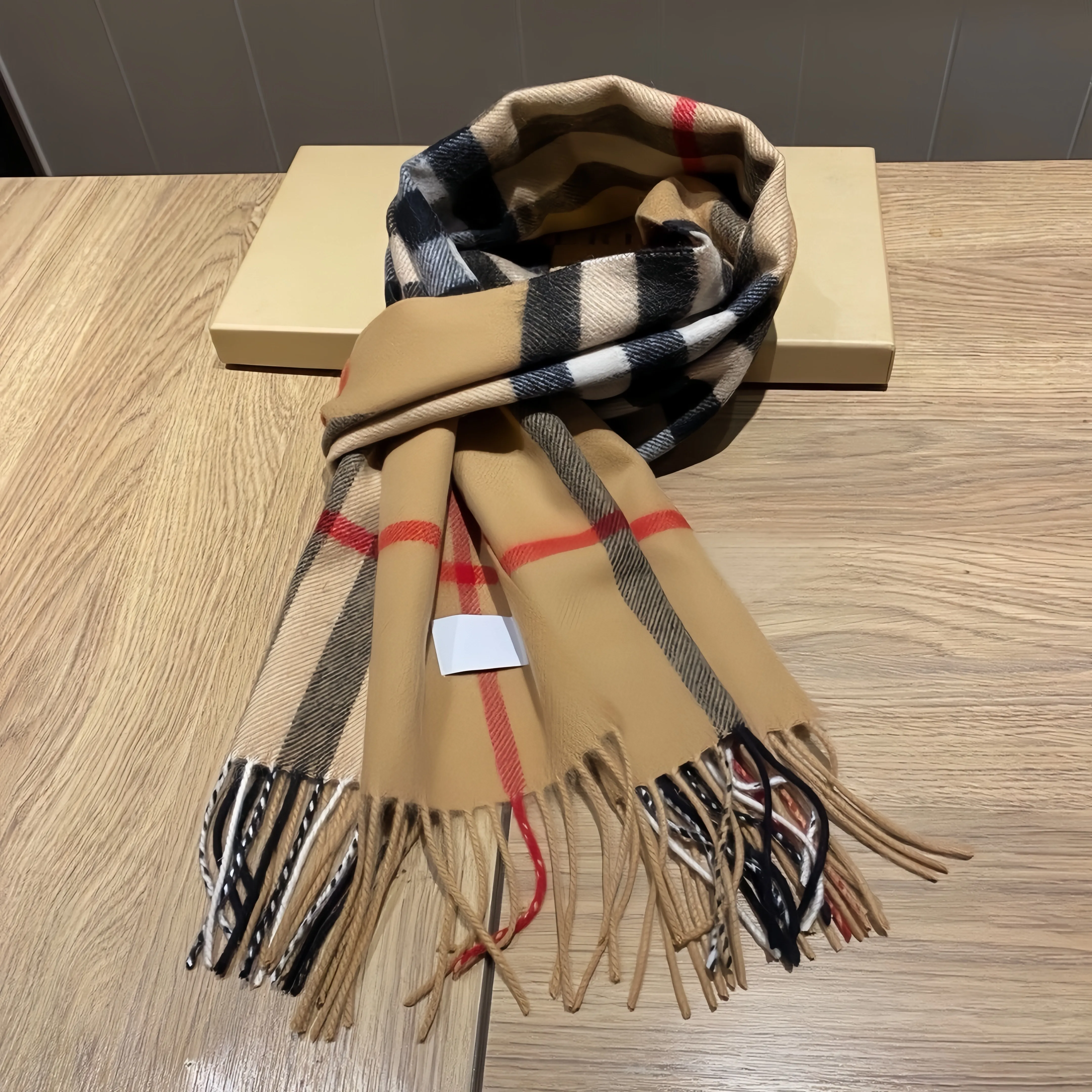 Designer scarf Classic Plaid Womens echarpe scarfs designer women schal 100% Cashmere Scarves For Winter Warm Womens and mens silk scarf Long Wraps