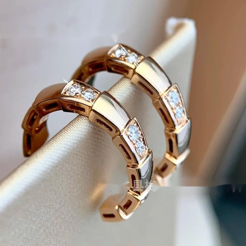 Bulgar Earings Designer Bvlgarilys Earring For Woman Diamond Earring Snake Bone Earrings For Women Featuring Luxurious And Sophisticated Design E