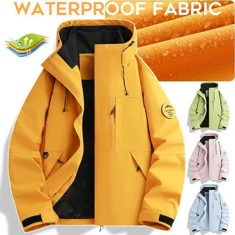 Outdoor Jackets Hoodies Unisex Waterproof Hiking Jackets Men Hooded Outdoor Fishing Trekking Windbreaker Spring Autumn Women's Lightweight Camp