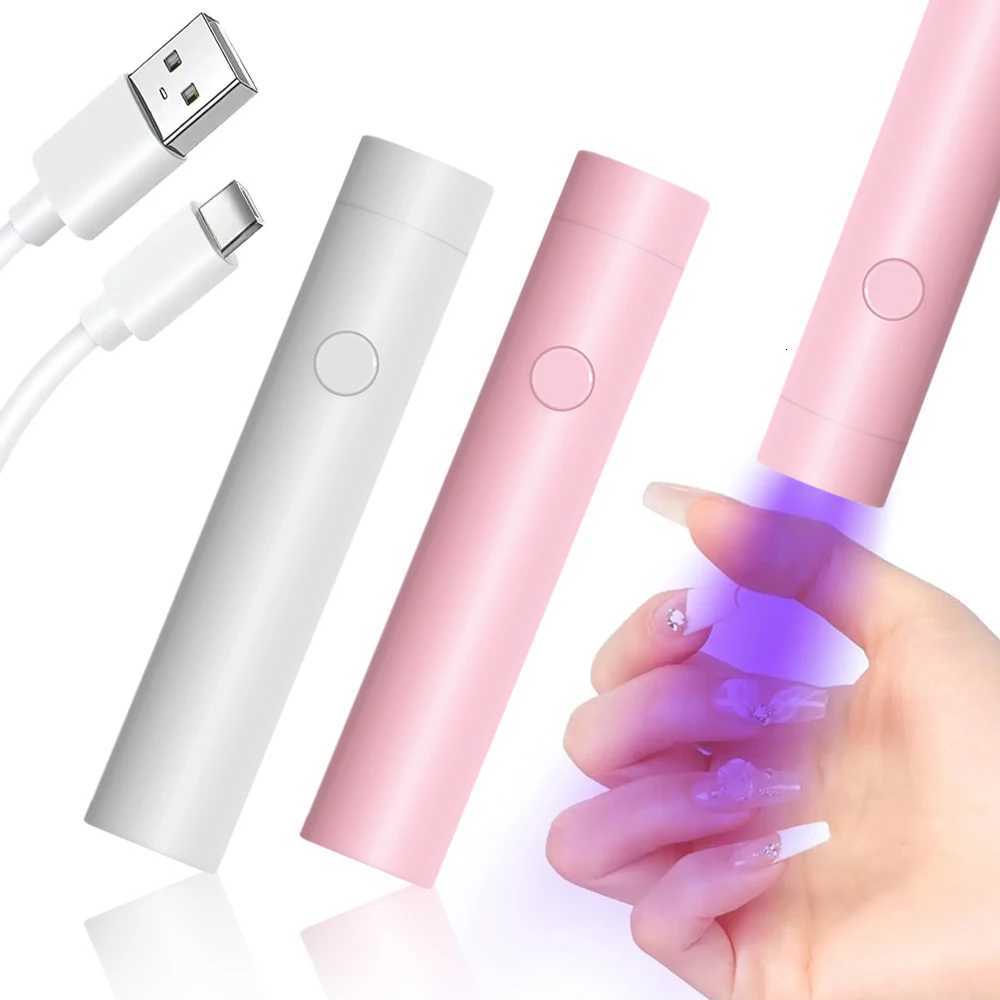 Nail Dryers Portable UV Nail Lamp Handheld LED Nail Dryer Mini Gel Nail Polish Dryer Rechargeable Suitable for Home or Salon Use X261008