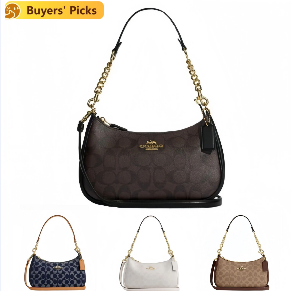 designer bag teri shoulder bag totebag tabby designer bags mini crossbody bag women classic old flower bag casual handbag chain luxury bag half moon