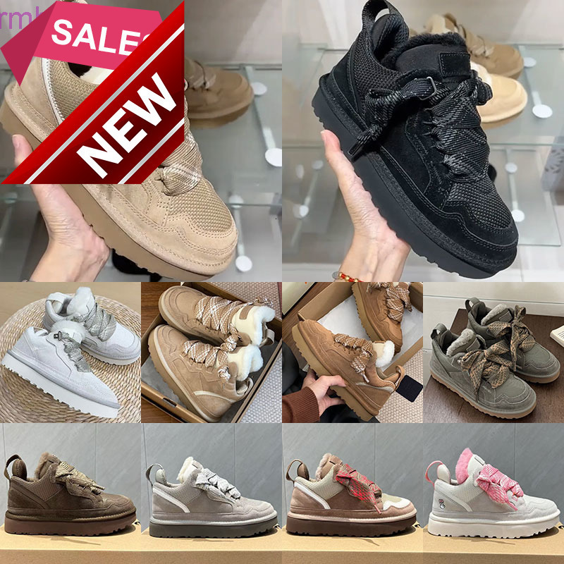 Designer Fur Sneakers Trainers Casual Shoes Boots Highmel Tasman Tazz Slippers Womens Suede Chestnut Sand Wool Sheepskin Winter Cold Fall size696