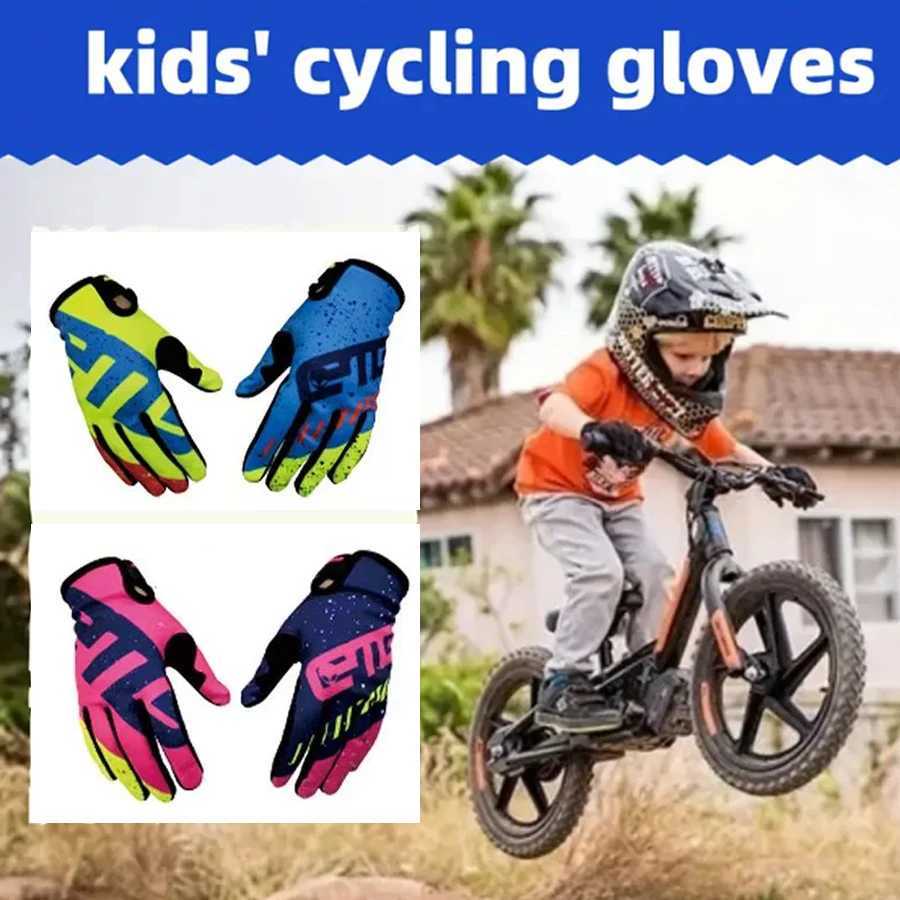 Sports Gloves 2026 youth outdoor sports Gloves for kid riding dirt bike Gloves for BMX ATV MTB Riding Road Racing Off-Road Cycling children Q261008