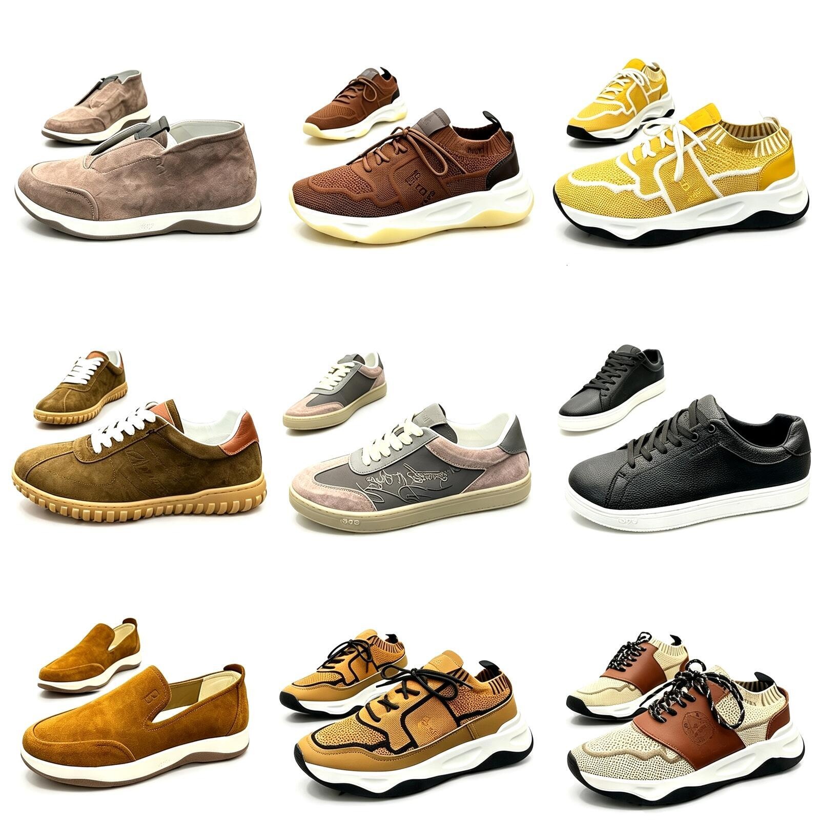 luxurys Designer dress shoe Summer run New Brand basketball Berlutise Suede shoes casual Outdoor travel sneakers moccasin men women Net fabric Class