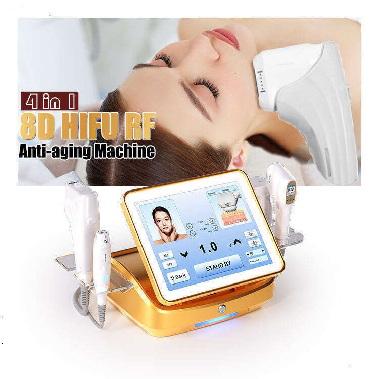 Ultrasound Hifu Machine 8D Vmax Smas Wrinkle Removal 12 Lines Face Lifting Skin Tightening Anti-Wrinkle HIFU RF Beauty device Body Slimmin