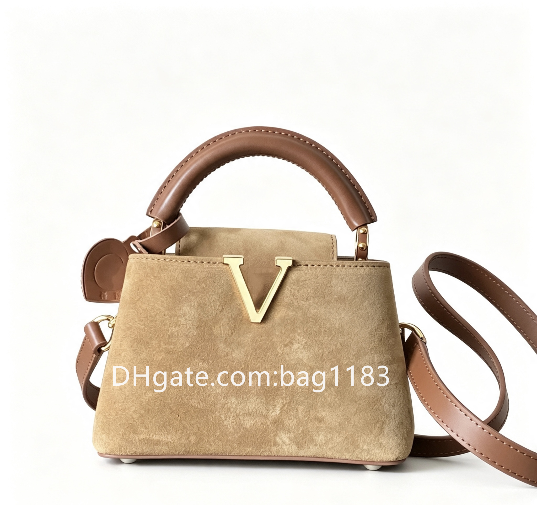 suede leather Designer bag 2026 Trends Vintage bag handbag shoulder bag High quality genuine leather bag M29612