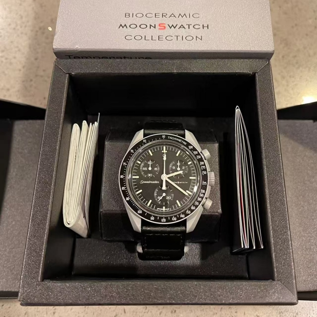 Bioceramic Planet Moon Quarz Watch Mission To Mercury 42mm Full Function Chronograph Luxury Mens couple joint name Wristwatches 1969