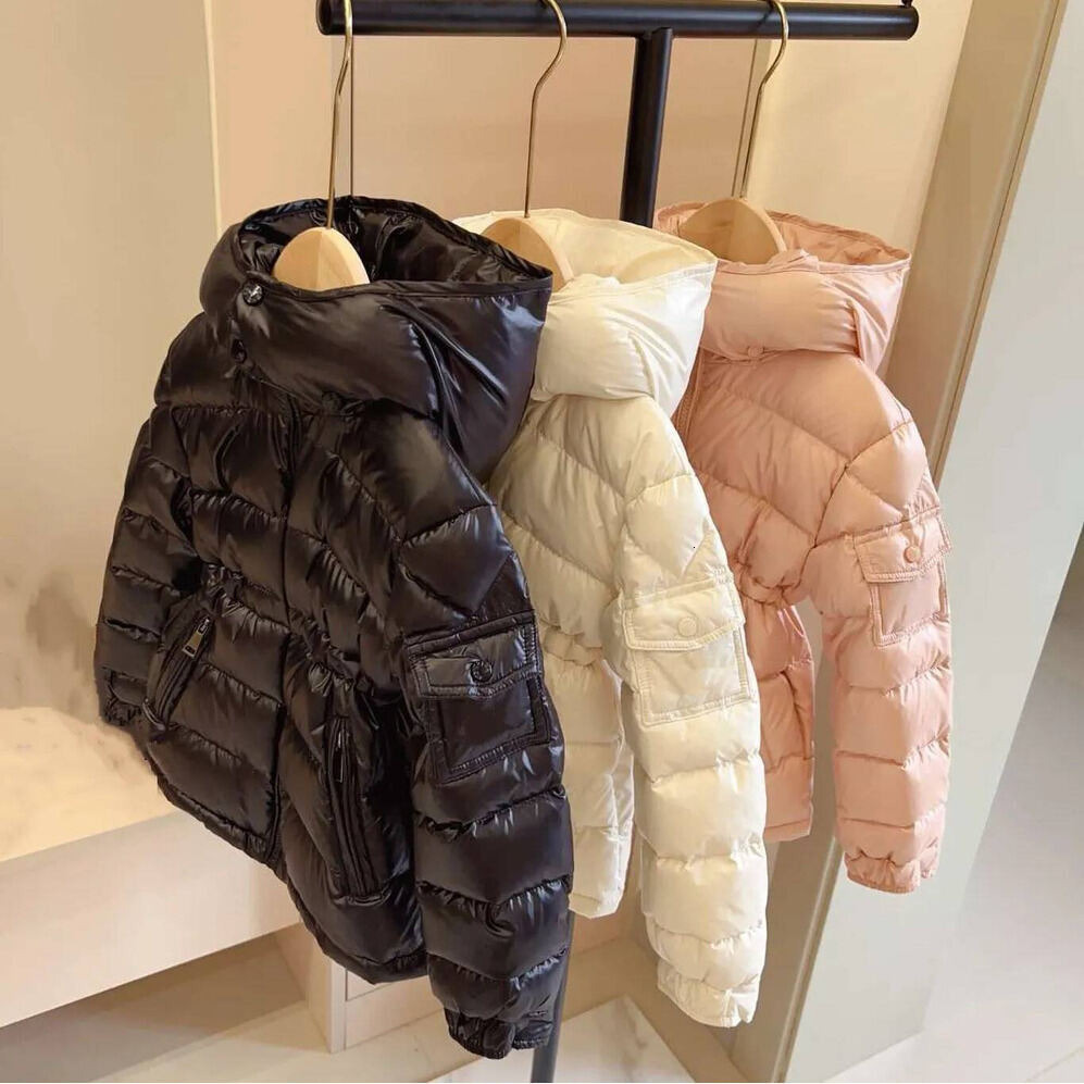 2026 New Winter Designer perfume Hooded Down Jacket For cologne Baby Girls, Kids' Style, Thick And Warm, Perfect As An Outerwear Or Layering Pi