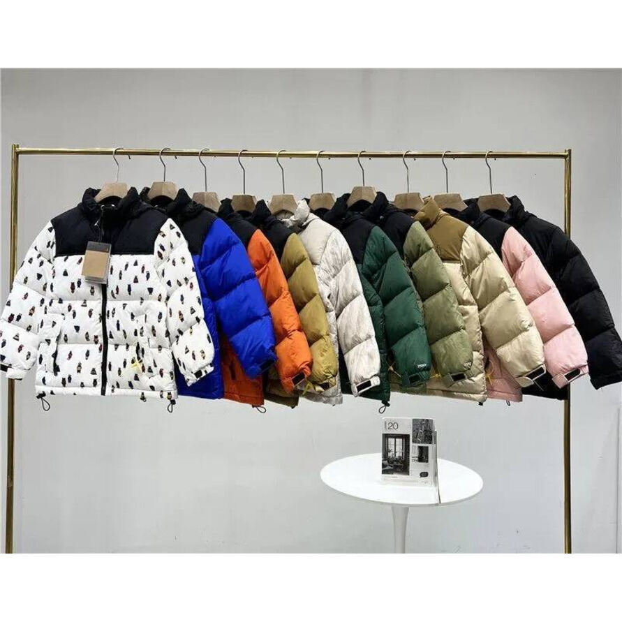 Boys Down Jacket winter Baby Kids NF Down Coat Designer Chirldren Winter Face Jacket Girls Outdoor Warm Black Puffer Jackets Clothing xy9
