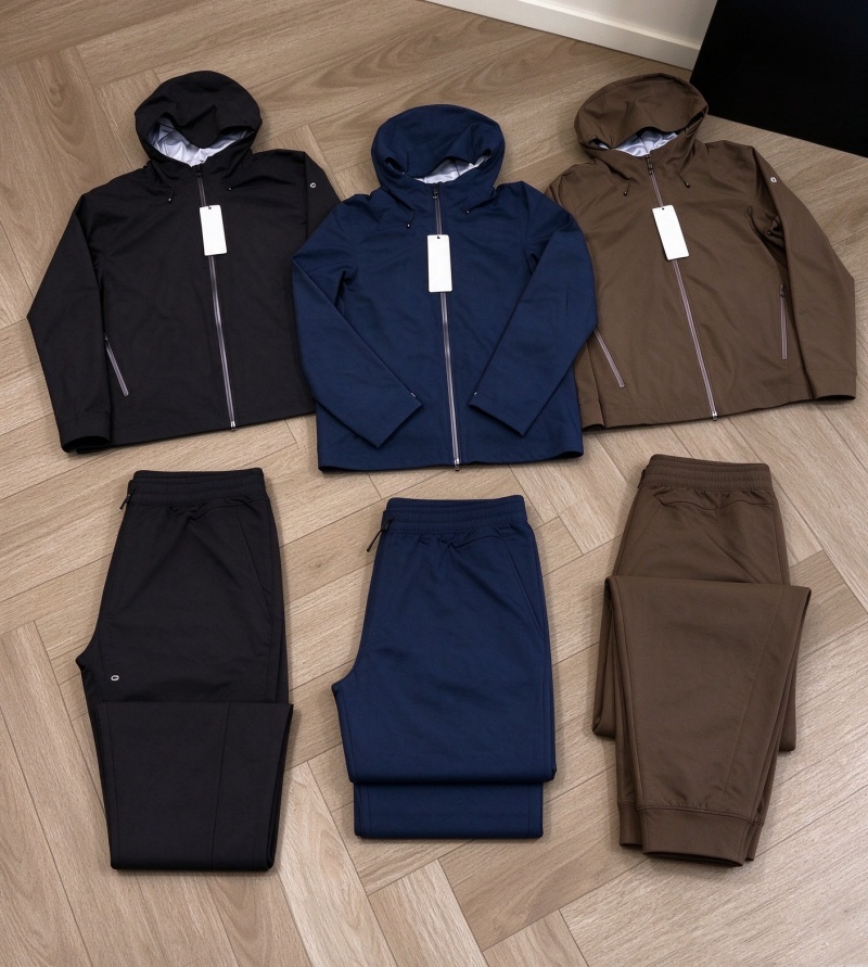 Designer Alpha Shell Jacket Pants Sets Men Women Long Sleeve Tracksuit Sweatshirt Quarter Zipper Pullover Set Women Sweatpants Waterproof Windproof