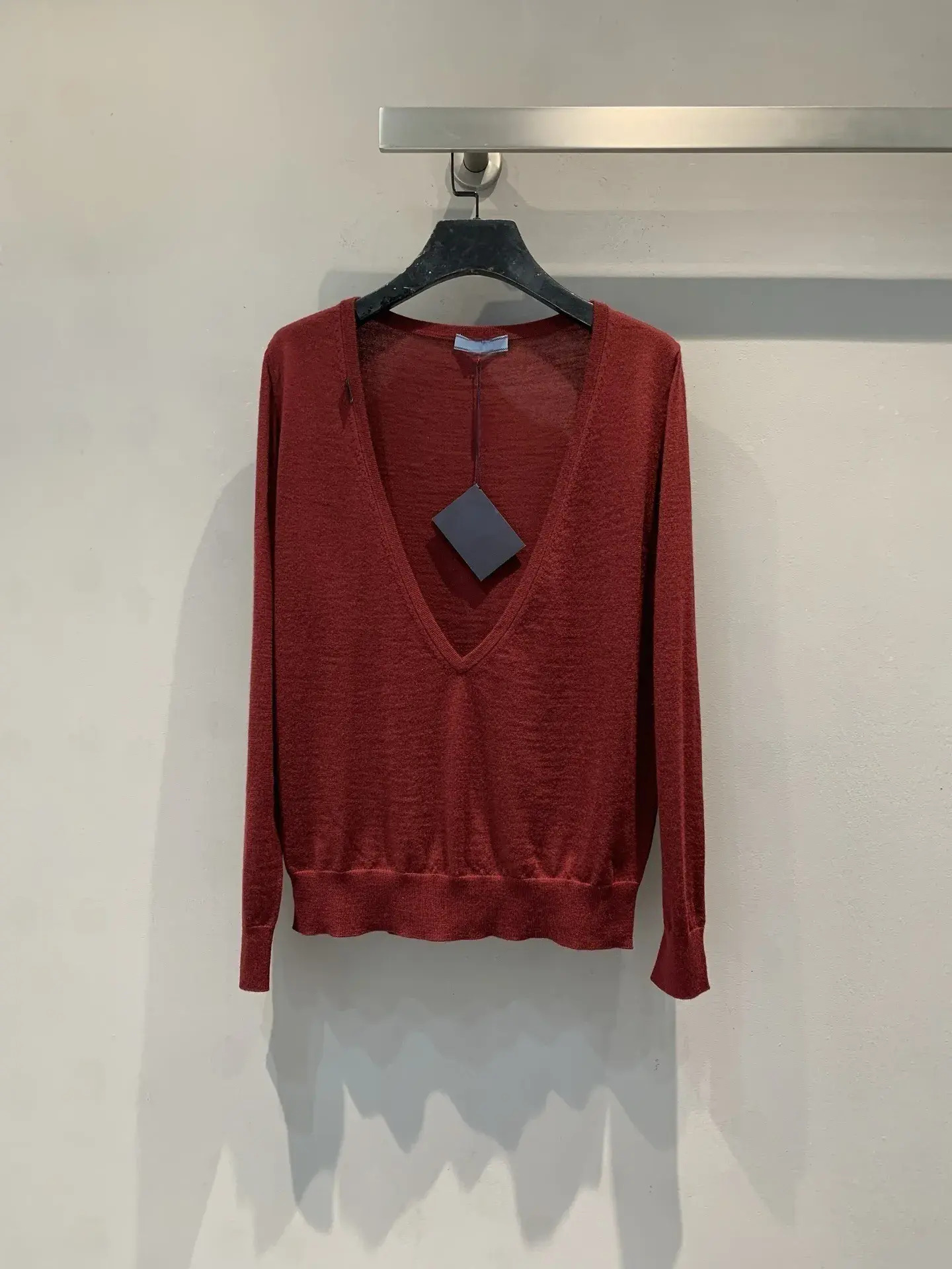 Women Knit Sweater Designer New Style Women's Knitting Shirts Summer Slim Top Tees Womens Luxury Round Neck Solid pullover T Shirt Stretch Pull