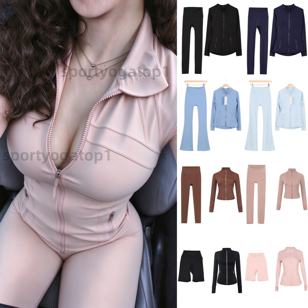 2027 NEW 10A women Workout luludefinejackets sets Yoga shorts Jacket Align High Waist Sports Suit close High waist Pants Running Long Sleeve legging