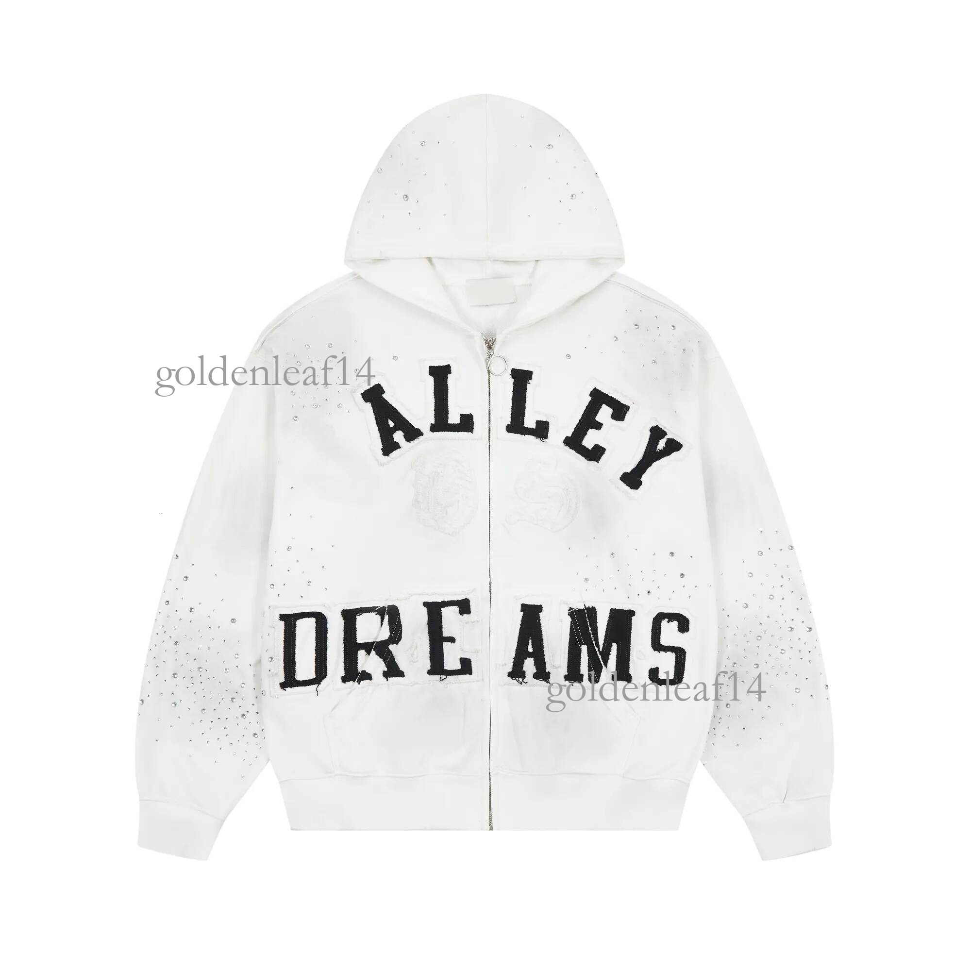 Valleyly hoodie Vintage Graphic Zip Up Hoodie Designer Men Unisex Washed Black White Pullover Loose Cotton Sweatshirts Retro Print valleyly dreamly