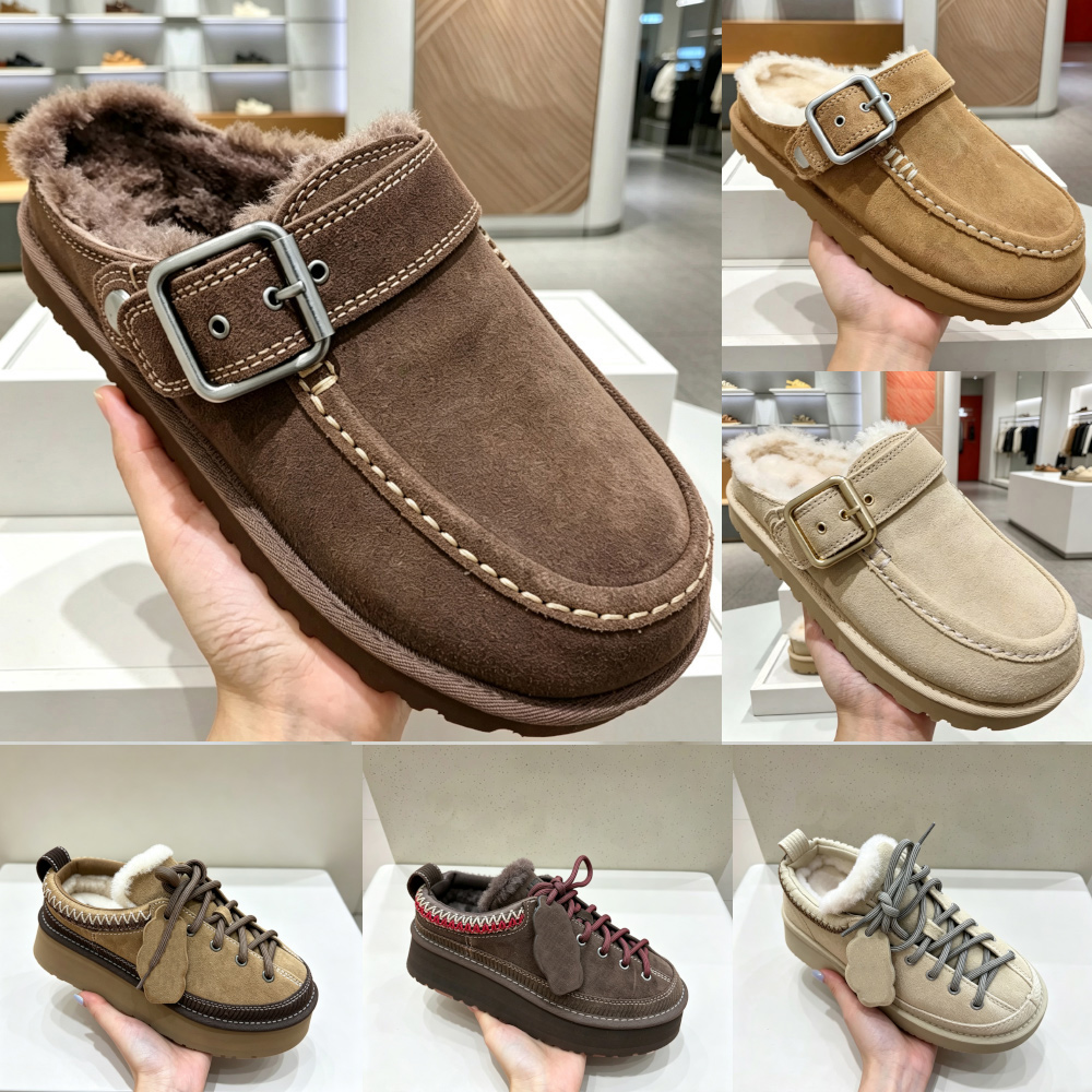 Designer Tasman slippers Tazz fur slippers Goldenstar Evelin Clogs classic ultra mini wool slippers men and women winter ankle boots